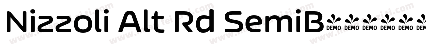 Nizzoli Alt Rd SemiB字体转换